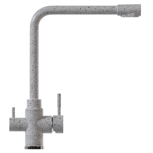 Смеситель для кухни MIXLINE ML-GS13 35к (310) серый с вых. для питьевого фильтра (550669)