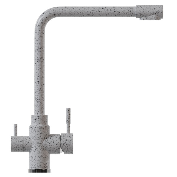 Смеситель для кухни MIXLINE ML-GS13 35к (310) серый с вых. для питьевого фильтра (550669)