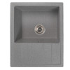 Мойка MIXLINE МЛ-ГМС103 (ML-GMS103) СТАНДАРТ с крылом, темно-серый (309), 570*460*190мм (558119)