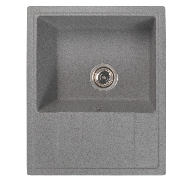 Мойка MIXLINE МЛ-ГМС103 (ML-GMS103) СТАНДАРТ с крылом, темно-серый (309), 570*460*190мм (558119)