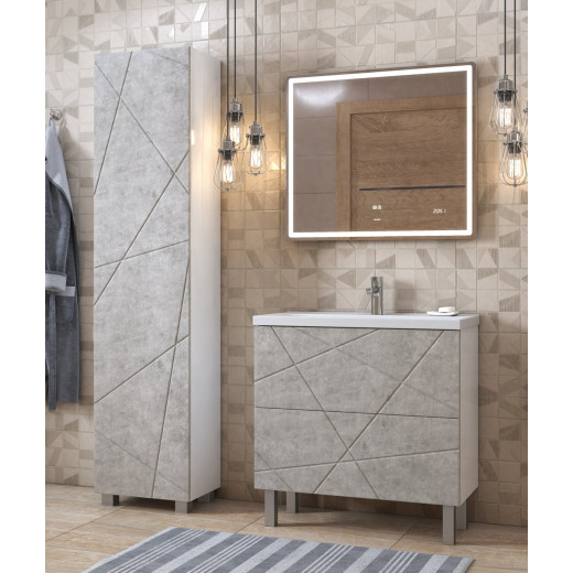 Тумба VIGO Geometry 700-0-2 бетон под раковину 4620008197746 (Фостер) (tn.bsf.GEO.FOS.70.2Y бетон)