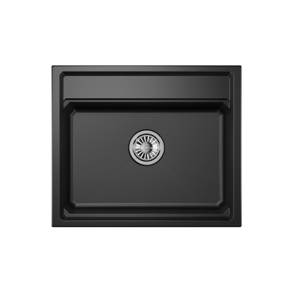 Кухонная мойка GRANULA Kitchen Space (6003, ШВАРЦ)