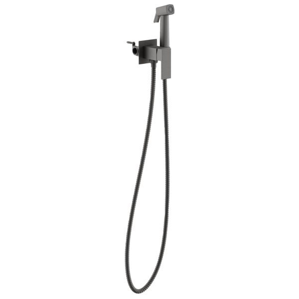 Смеситель BELZ с гигиенической лейкой оружейная сталь (B55805-3)