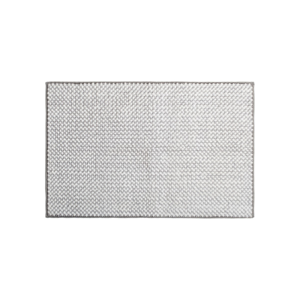 Коврик для ванной комнаты, 50x80 см, шенилл, серый, IDDIS (BC01P58i12)