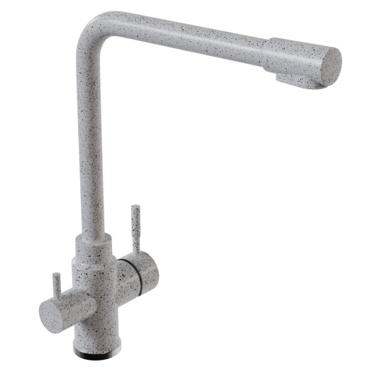 Смеситель для кухни MIXLINE ML-GS13 35к (310) серый с вых. для питьевого фильтра (550669)