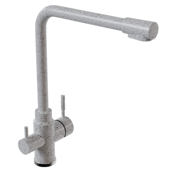 Смеситель для кухни MIXLINE ML-GS13 35к (310) серый с вых. для питьевого фильтра (550669)
