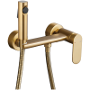 Гигиенический душ со смесителем Haiba матовое золото (HB5516-5)