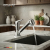 Смеситель для кухни с выдвижным изливом цвет хром BRAVAT (F7802933CP-SW)