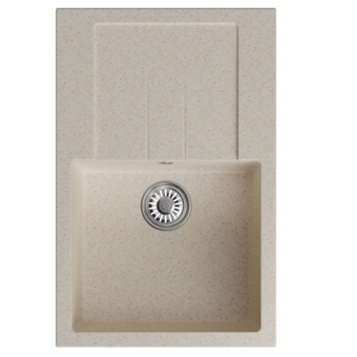 Мойка MIXLINE ML-GM31 с крылом  бежевая (328) 770*500*190мм NEW (552192)