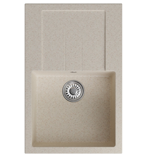 Мойка MIXLINE ML-GM31 с крылом бежевая (328) 770*500*190мм NEW (552192)