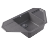 Мойка DrGans "Крона" 910, базальт СМс (29.040.D0910.409)