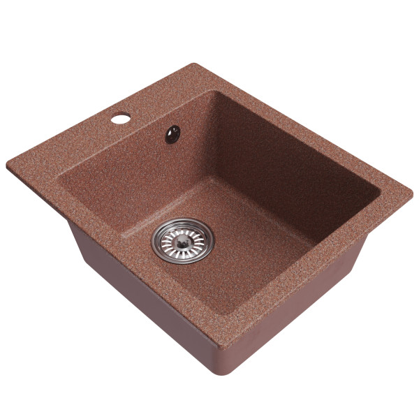 Мойка MIXLINE ML-GM14 терракотовая (307) 420*500*190мм NEW (551901)