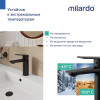 Смеситель для умывальника Milardo Поли (Poli) черный матовый (POLBL00M01)