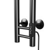 Полотенцесушитель MIXLINE MOON BLACK 120/10 (таймер,103 Вт) электрический ЧЕРНЫЙ (556251)