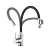 Смеситель для кухни с гибким изливом черный BRAVAT (F7800931CP-SW)