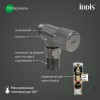 Кран угловой IDDIS Оптима Хоум (Optima Home) с отражателем, вынос 2 см, 1/2; 1/2, кран-букса, латунь, графит (910B1A6C2GMZ)