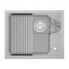 Кухонная мойка GRANULA KITCHEN SPACE RINZER кварц (5505RU, АРКТИК)