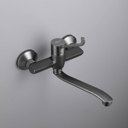 Смеситель для кухни BELZ оружейная сталь (B79019-3)