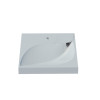Раковина над стиральной машиной MIXLINE "Лист-60*55" ш*г, с кронштейнами (Madera) (548292)