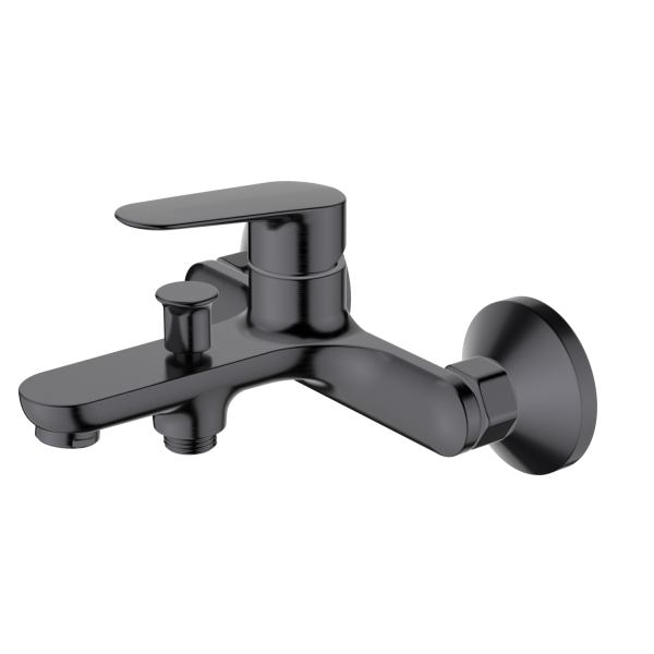 Смеситель для ванны HAIBA оружейная сталь (HB60796-3)