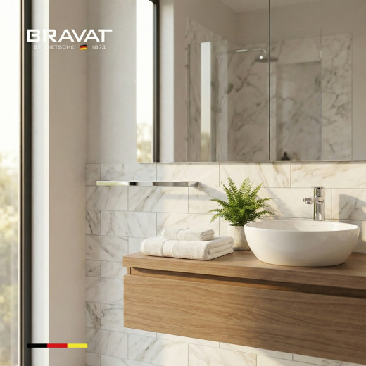 Держатель для полотенец BRAVAT (D7645CP-SW)