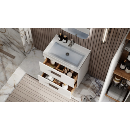 Тумба напольная Velvex Orlando 70 белый матовый под раковину rkCla.70-81 (Classica) (tn.ORL.CLA.70.2Y белый матовый)