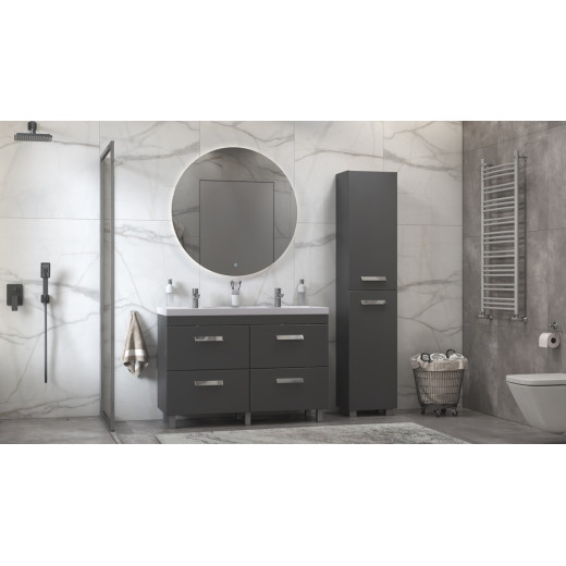 Пенал напольный Velvex  Orlando 190, серый (pn.ORL.40 графит)