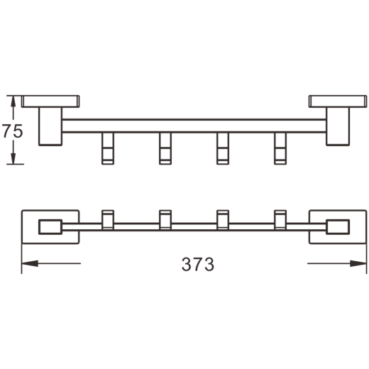 Крючок пятерной BELZ (B90315-5)