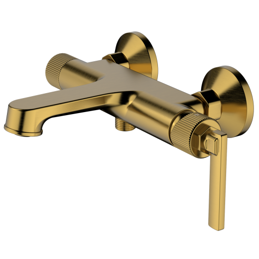 Смеситель Haiba  для ванны, латунь, брашированное золото PVD (HB60797-5)
