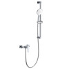 Настенный смеситель для ванны с душевой стойкой BRAVAT (F9809940CP-B-SW)