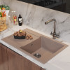Мойка MIXLINE ML-GM31 с крылом песочная (302) 770*500*190мм NEW (552187)