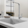 Смеситель для кухни MIXLINE ML-GS14 35к (328) бежевый высок. излив (550682)