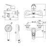 Смеситель для ванны Lemark Luna (LM4134C)