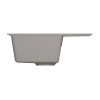 Мойкa MIXLINE МЛ-ГМУ05 (ML-GMU05) УЛЬТРА с крылом, серый камень, 575*495 мм (глуб. чаши 190) (556726)