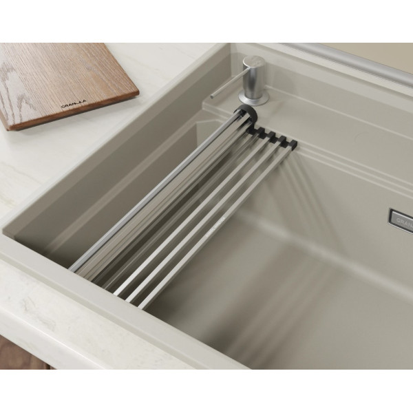 Кухонная мойка GRANULA KITCHEN SPACE RINZER кварц (5807R, КРЕМАН)