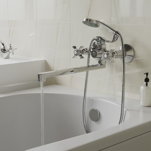 Смеситель для ванны и раковины 1/2 кер. MIXLINE ML30-02 "Classic" (550781)