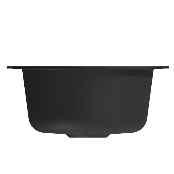 Мойкa MIXLINE ML-GM13 круглая черная (308) 495мм (глуб. чаши 200) NEW (551890)