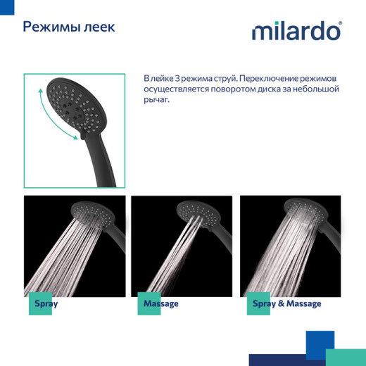 Смеситель для ванны и душа (RORBL00M10)