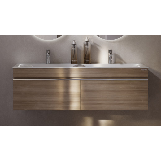 Тумба подвесная Velvex Pulsus 140 дуб сонома под раковину rkPUL.140-81 (Pulsus) (tp.PUL.PUL.140.2Y дуб сонома)