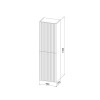 Пенал подвесной IDDIS Aiger 40 см, белый (AIG40W0i97)