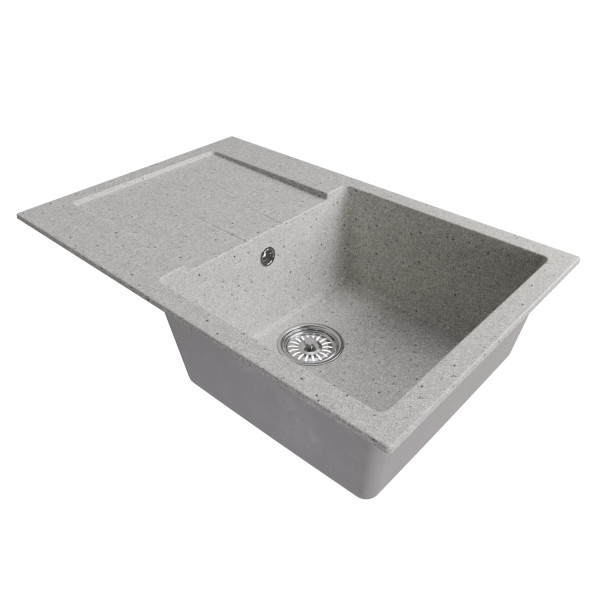 Мойка MIXLINE ML-GM31 с крылом серая (310) 770*500*190мм NEW (552191)