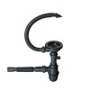 Сифон MIXLINE 3 1/2*40 с прямоуг. переливом, с гофрой 40*40 PRO ЧЕРНЫЙ ГРАФИТ (551692)