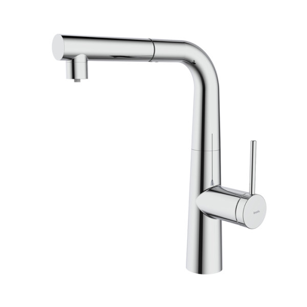 Смеситель для кухни IDDIS Pure с фильтром и выдвижным изливом, хром (PURSBPFi05N)
