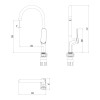 Смеситель для кухни Lemark Bronx (LM3705GM)