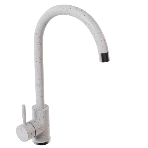 Смеситель для кухни MIXLINE ML-GS15 35к (328) бежевый высок. излив (550692)