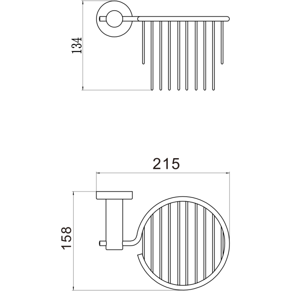 Держатель для туалетной бумаги Savol (S-005633C)