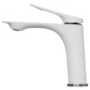 Смеситель для раковины MIXLINE ML41-04 "Swan White" 30k белый/хром (553908)