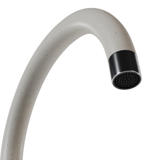 Смеситель для кухни MIXLINE ML-GS15 35к (331) белый высок. излив (550693)