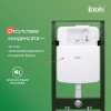 Пневматическая инсталляция IDDIS Профикс Эйр (Profix Air) с клавишей смыва хром матовый (PRA00MCi32K)