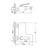 Смеситель Lemark Bellario для ванны (LM6802C)